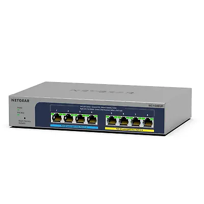 *NEW* NETGEAR MS108EUP 8-port Multi-Gig (2.5G) Ultra60 PoE Ethernet Plus Switch • $479.95