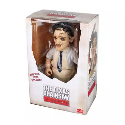 The Texas Chainsaw Massacre MDS Leatherface 15  Mega Scale Talking Doll Mezco • $184.95