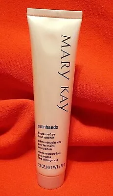 Mary Kay Satin Hands Fragrance Free HAND SOFTENER  2.1 Oz. Full Size New • $11.99