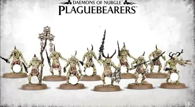 Plaguebearers Of Nurgle NO Box NO Nurglings Warhammer 40K Chaos Daemons Sigmar • $31.77