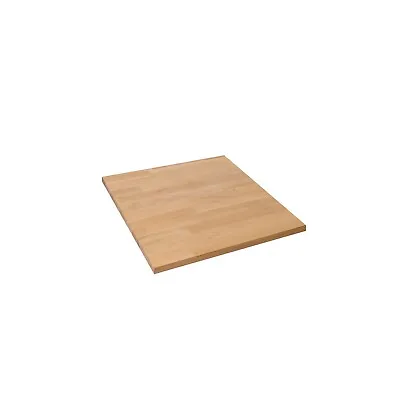 Solid Oak Wooden Table Tops | 600 X 600 X 27mm | Premium European Wood Desk Top • £69.99