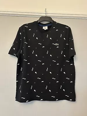 Never Worn Mens Black And White Lacoste  Live T-Shirt Size L • £16