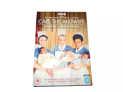 CALL THE MIDWIFE - SERIES 8 & XMAS SPECIAL     3 X DVD Set    (2019) • £2.50