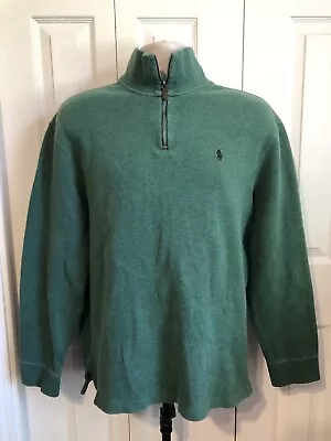 Men's Polo By Ralph Lauren Sweater XL Green D4 • $12