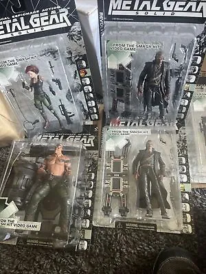 MCFARLANE TOYS Metal Gear Solid Video Game Action Figure Lot X8 1998 Mint • $275