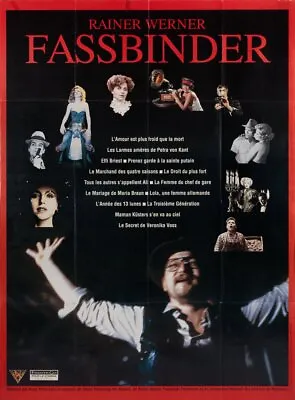Rainer Werner Fassbinder 1980s French Grande Poster • $195