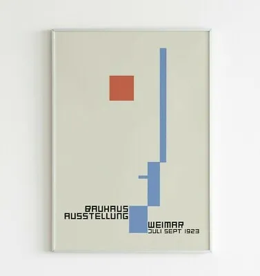 Bauhaus - 1923 Exhibition Retro Vintage Wall Art Poster Print. Rare Collection • $76.05