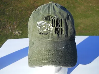 Otto Green Jeep Hat Strapback  - Moab - Take The Dirt Path • $12.97