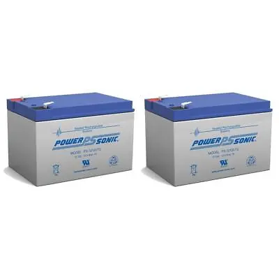 Power-Sonic 2 Pack - 12V 12Ah F2 BATTERY SEA--DOO SEA SCOOTER 12V GTI EXT. BATTE • $59.99