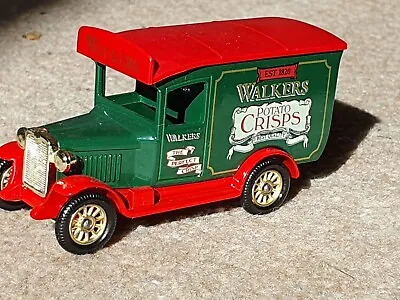 Lledo Walkers Crisps Blue Ford Model T Promotional Van  Boxed Unused • £2