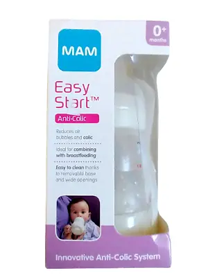 MAM Easy Start Anti-Colic Bottle Lot Of 2 0+ Months 5.5oz Slow Flow Nipple • $8.59