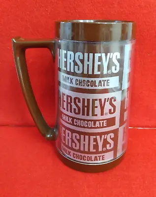 Hershey's Chocolate Vintage Mug Insulated Cup 12 Oz 4-1/4  Tall Eagle USA • $7.77