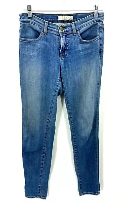 J Brand Jeans Womens 26 Super Skinny Mid Rise Light Wash Denim Soft • $17.05