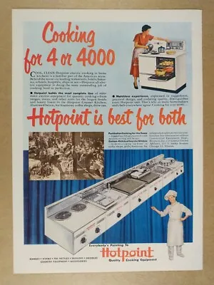 1950 Hotpoint Counter Kitchen Commercial Cooking Equipment Vintage Print Ad • $9.99