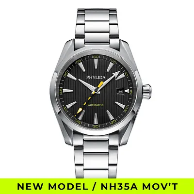 100M 41mm NH35A Automatic Watch Black Aqua-Terra 15000 Gauss Homage Sapphire • $106.40