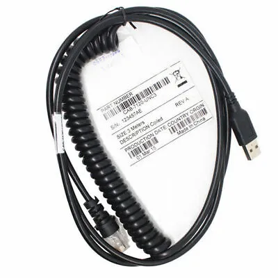 New 9FT 3M Coiled USB Cable For Honeywell MS7120 MS9540 MS5145 Scanner  • $12.99