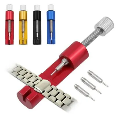 Link Remover Tool Metal Adjuster Watch Strap Bracelet Link Split Pin Removal Kit • £3.39