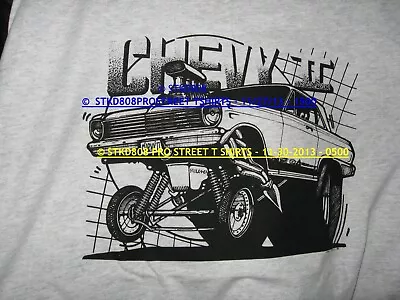 Pro Street 63-65 Chevy Nova Men's T Shirt   63/64/65 Blown Chevy Nova 2 • $15