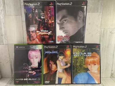 PS2 & Xbox Dead Or Alive + Tekken + Virtua Fighter Set Of 5 Japan Version USED • $74.20