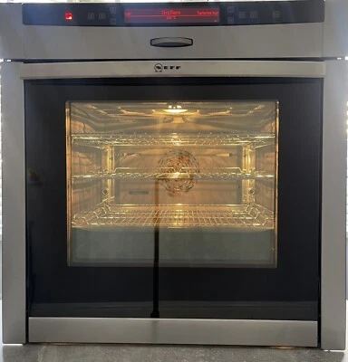 £349.99 • Buy Neff Single Slide And Hide Oven Refurbished B46W74N0GB Stainless Steel