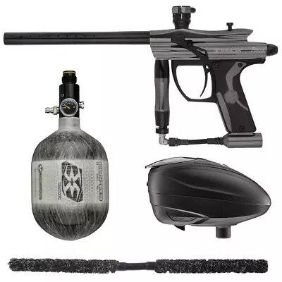 Kingman Spyder Fenix Contender Paintball Gun Kit - Black LTR - 48/4500 - Grey • $417.84