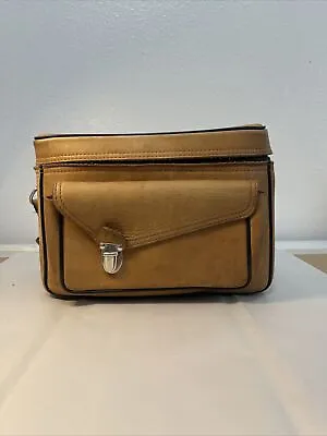 $16 • Buy Vintage Perrin The Sportsman 502 Genuine Cowhide Leather Camera Case Bag 10x7x5 