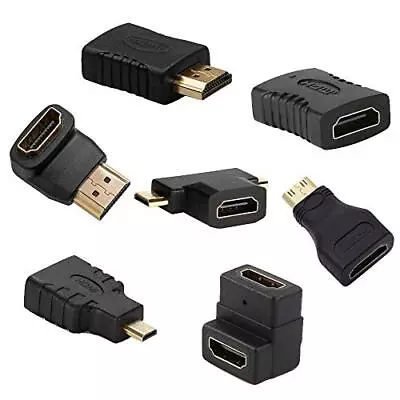 Hdmi Adapters Kit (7 Adapters) Mini Hdmi To Micro Hdmi Male To Female • $18.95