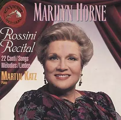 Marilyn Horne Rossini Recital - Audio CD By Marilyn Horne - VERY GOOD • $6.37