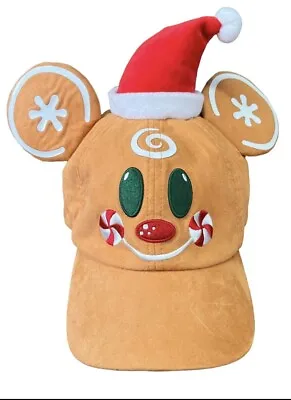 NEW Disney Parks Christmas 2020 Gingerbread Mickey Mouse Hat Cap • $39.99