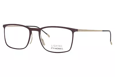 Morel Lightec 30075L MG17 Eyeglasses Women's Brown Full Rim Rectangle Shape 54mm • $59.95