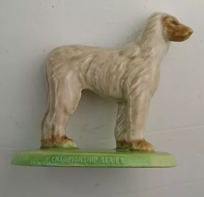 Afghan Hound Figurine Dog Wade England Championship Series 9cm Tall 1980s • £12.76