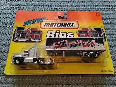 Matchbox Super Rigs Pepsi Tractor Trailer Die Cast 1994 Sealed FREE SHIPPING  • $15.99