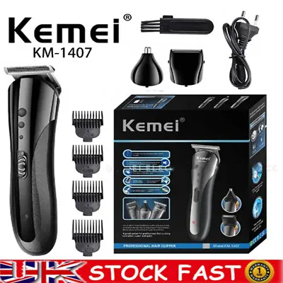 Kemei Electric Hair Clipper Razor Shaver Nose Trimmer 3in1 Washable Hair Trimmer • £9.59