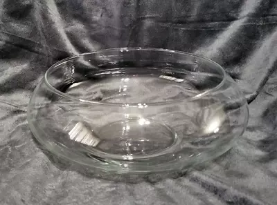 $12.50 • Buy Glass Vase/Bowl For Small Flower Arrangements Or Floating Candles 8 X14 