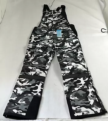 Arctix Black Camo Tundra Ballistic Bib Overalls Men's Size M 32-34W X 30L • $72