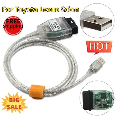 Mini VCI TIS OBD2 J2534 For Toyota Lexus Scion With Latest Techstream V18.00.012 • $27.71