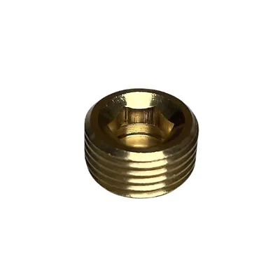 3/8” BSP Male Brass Internal Hex Head Socket Pipe Plug End Cap • $7.25