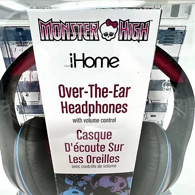 Monster High Over The Ear Headphones By IHome - Brand New Sealed  • $17.59