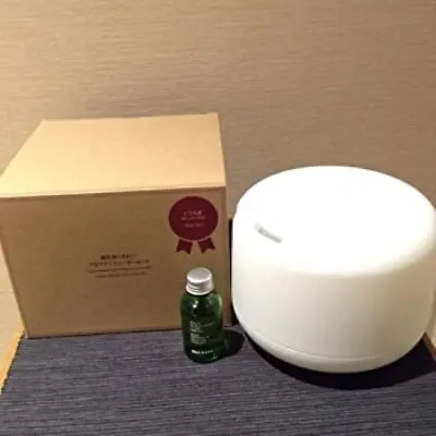 MUJI Ultrasonic Wave Large Aroma Diffuser Relax Time Essential Oil 30ml Set • $124.99