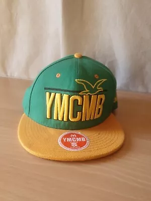YMCMB Hollister Snapback Green Yellow Adjustable Size  • £11.99