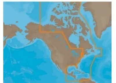 C-MAP NA-M033 MAX Wide SD-Card Charts Atlantic Coast Gulf Of Mexico Caribbean • $199.99