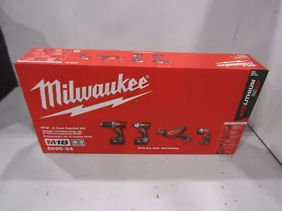 Milwaukee 2695-24 M18 Cordless 4-Tool Combo Kit • $349.99