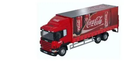 Oxford Haulage Scania 94d 6 Wheel Curtainside Coca Cola 76s94004cc • £20.95