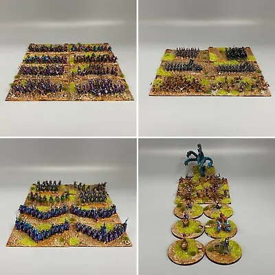 10mm Dark Elf Elves Warhammer Fantasy Warmaster Army Painted + Trays & Case • £324.95