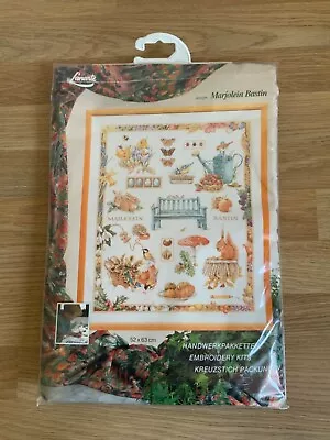 MARJOLEIN BASTIN LANARTE 4 SEASONS Cross Stitch Kit VINTAGE ~ NEW ~ SEALED • £49.99