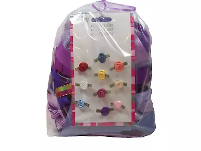 Purple Ribbon Scraps 1 Pound Ribbon Remnants Grab Bag Craft Supplies 977 • $6