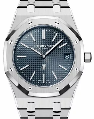 Audemars Piguet Royal Oak 50th Anniversary Blue Dial 39mm 16202ST.OO.1240ST.01 • $148995