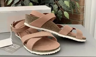 £51.50 • Buy Birkenstock Papillio Lola Ladies Sandals Earth Red Rivets Size 39/5.5