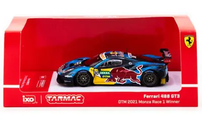 Tarmac Works HOBBY64 Ferrari 488 GT3 -2021 DTM Race 1 Win 1:64 Scale Diecast Car • $26.99