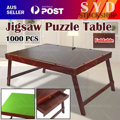 Jigsaw Puzzle Table Storage Folding Tilting Table Mat Board Organizer 1000 Pcs • $129
